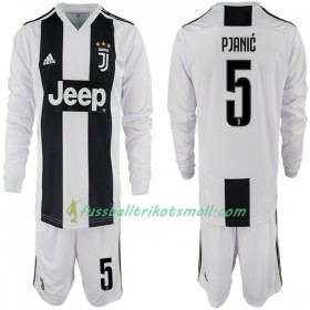 Fußballtrikots Juventus Turin Miralem Pjanic 5 Kinder 2018-2019 Langarm Heimtrikotsatz kaufen